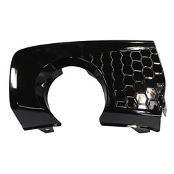 REAR BUMPER INSERT, RH (PASSENGER SIDE)- BLACK- EXHAUST HOLE TRIM- A-SPEC