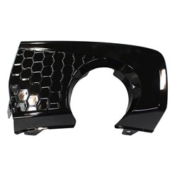 REAR BUMPER INSERT, LH (DRIVER SIDE)- BLACK- EXHAUST HOLE TRIM- A-SPEC