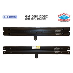 FRONT BUMPER REBAR- UPPER- UHS STEEL- DIAMOND STANDARD- CAPA CERTIFIED