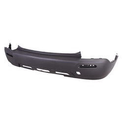 REAR BUMPER COVER- TEXTURED- W/O SENSOR HOLES- CAPA CERTIFIED