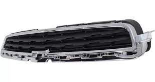 GRILLE- UPPER- MATTE BLACK W/ CHROME TRIM- CAPA CERTIFIED
