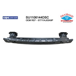 REAR BUMPER REBAR- HS STEEL- CAPA CERTIFIED
