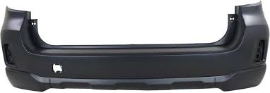 REAR BUMPER COVER- PRIMED UPPER\ TEXTURED LOWER- W/O SENSOR HOLES- CAPA CERTIFIED
