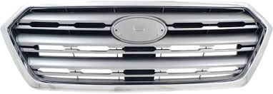 GRILLE- MATTE SILVER- W/ CHROME SURROUND