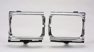 HEADLIGHT DOOR LH (DRIVER SIDE)  CHROME / BLACK